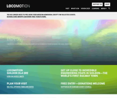 Locomotion.org.uk(Home) Screenshot