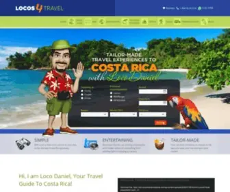 Locos4Travel-Costarica.com(Locos4Travel Costa Rica) Screenshot
