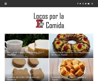 Locosporlacomida.com(Locos Por La Comida) Screenshot