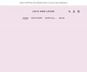 Locsandloose.com(Locs & Loose) Screenshot