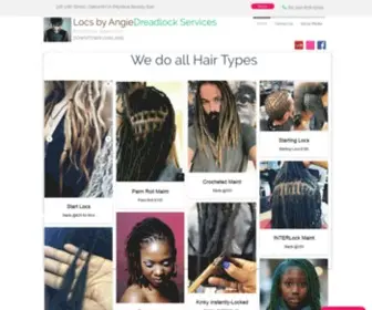 Locsbyangiedreadlocks.com(Splash) Screenshot