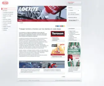 Loctite.com.mx(Trabajar hombro a hombro con los clientes en cada etapa) Screenshot