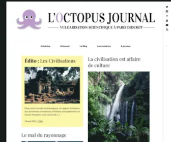 Loctopusjournal.fr(L'Octopus Journal) Screenshot