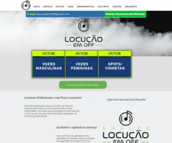 Locucaoemoff.com.br(Locução em Off) Screenshot