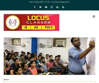 Locusclasses.in(SSC JE Coaching in Delhi) Screenshot