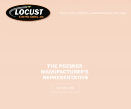 Locustelectric.com(Locust Electric) Screenshot