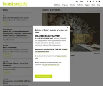 Locustprojects.org(LOCUST PROJECTS) Screenshot