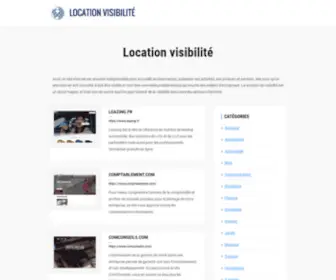 Locyourweb.fr(Visibilité) Screenshot