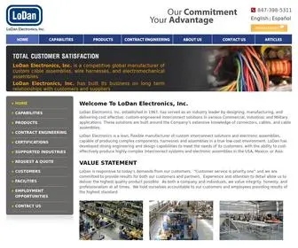 Lodan.com(Connectors, Cables, Cable Assemblies) Screenshot