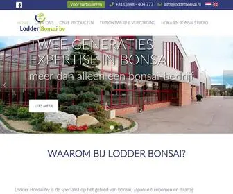 Lodderbonsai.nl(Lodder Bonsai) Screenshot