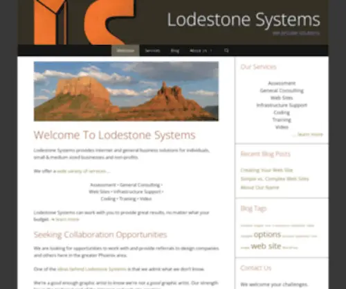 Lodesys.com(We provide solutions) Screenshot