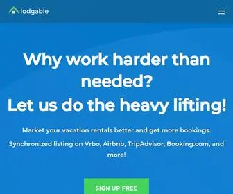 Lodgable.com(List vacation rentals on Airbnb) Screenshot
