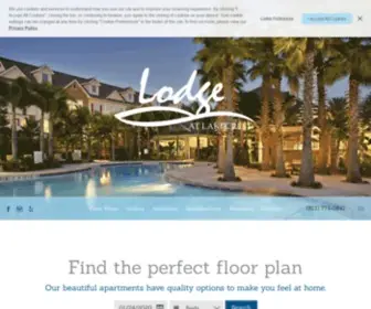 Lodgeatlakecrest.com(Apartments for Rent in Tampa) Screenshot