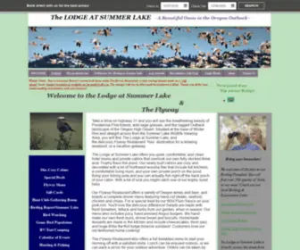 Lodgeatsummerlake.com(The Lodge at Summer Lake) Screenshot