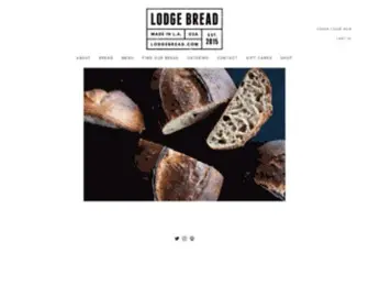 Lodgebread.com(LODGE BREAD COMPANY) Screenshot
