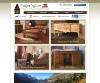 Lodgecraft.com(Furniture stores in Kalispell) Screenshot