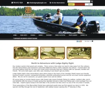 Lodgeeightyeight.com(Lodge Eighty Eight) Screenshot