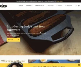 Lodgemfg.com(Lodge Cast Iron) Screenshot