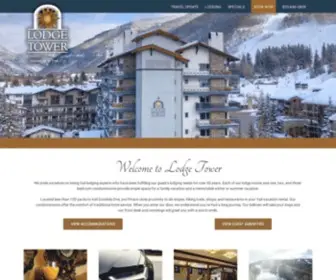 Lodgetower.com(Vail Lodging Slopeside) Screenshot