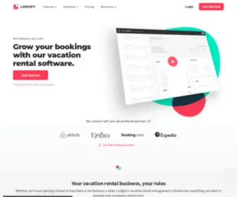 Lodgify.com(Vacation Rental Software & Website Templates) Screenshot