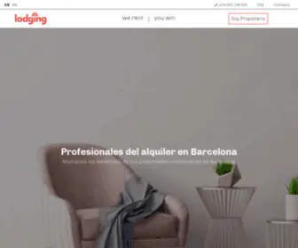 Lodging-Management.com(Lodging Management líder en la gestión de apartamentos turísticos en Barcelona) Screenshot