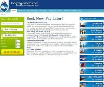 Lodging-World.com(000 Quality Hotels) Screenshot