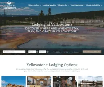 Lodgingatyellowstone.com(Lodging at Yellowstone) Screenshot