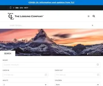 Lodgingcompany.com(The Lodging Company) Screenshot