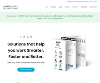 Lodgingcontrols.com(LodgingControls, Inc) Screenshot