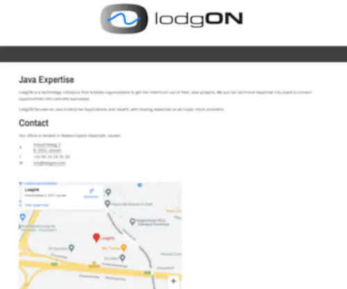 Lodgon.com(Who we are) Screenshot