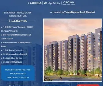 Lodha-Crown-Taloja.co(Lodha Crown Taloja) Screenshot