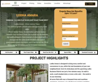 Lodha-Official.site(Lodha Amara) Screenshot