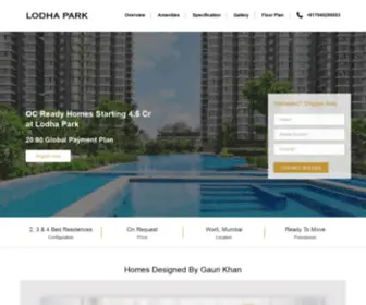 Lodha-Park.in(Lodha Park) Screenshot