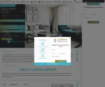 Lodhakandivali-East.com(Lodha Woods) Screenshot