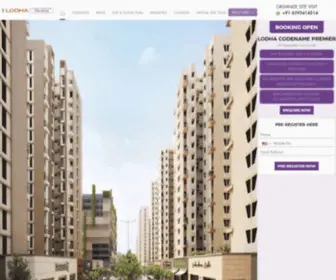 Lodhapremier.co(Booking Open Lodha Codename Premier At Manpada) Screenshot