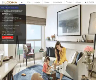 Lodhapremiere.com(Lodha Premier) Screenshot