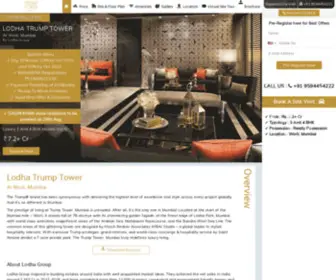 Lodhatrumptower.in(Trump Tower Mumbai) Screenshot