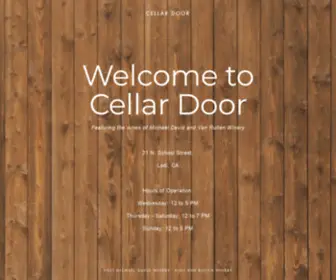 Lodicellardoor.com(Cellar Door) Screenshot