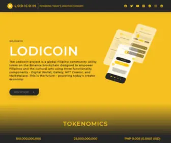 Lodicoins.com(Powering Today&#039;s Creator Economy) Screenshot
