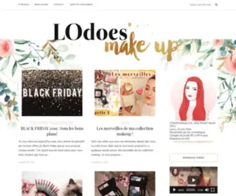 Lodoesmakeup.com(Blog Beauté) Screenshot