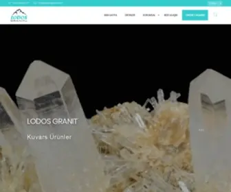 Lodosgranit.com(Lodos granit) Screenshot