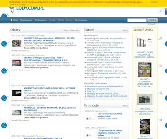 Lody.com.pl(Lody, automaty do lodów, producenci, maszyny do lodów, wafle, mieszanki do lodów, sosy, polewy, produkcja lodów) Screenshot