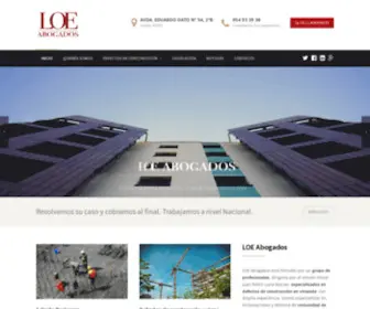 Loeabogados.es(Abogado Defectos Construccion) Screenshot