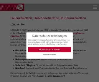 Loebo.de(LöBo GmbH) Screenshot