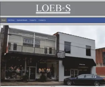 Loebsclothing.com(Explore Quality Clothing and Travel Gear W3.CSS) Screenshot