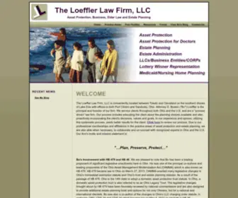 Loefflerlawfirm.com(Loeffler Law Firm) Screenshot