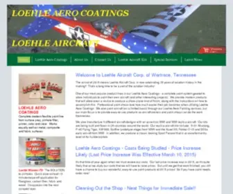 Loehle.com(Loehle Aircraft and Aero Coatings Corporation) Screenshot