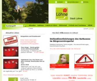 Loehne.de(Löhne) Screenshot