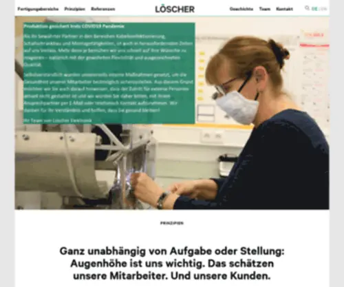 Loescher-Elektronik.at(Elektroproduktion) Screenshot