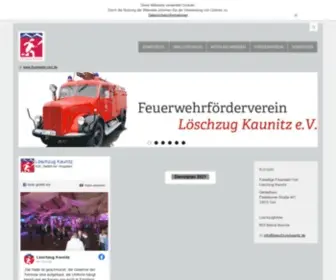 LoeschZug-Kaunitz.de(Startseiten) Screenshot